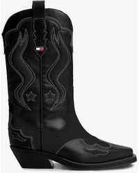 Tommy Hilfiger - Archive Leather Cowboy Boots - Lyst
