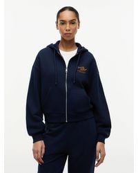 Tommy Hilfiger - Terry Relaxed Zip-Thru Hoody - Lyst