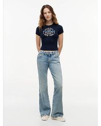 Tommy Hilfiger - Faded Low Rise Bootcut Jeans - Lyst