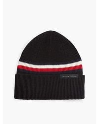 Tommy Hilfiger - Wool Blend Global Stripe Beanie - Lyst