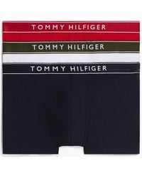 Tommy Hilfiger - 3-Pack Essential Logo Waistband Trunks - Lyst