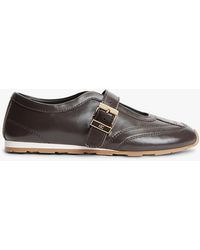 Tommy Hilfiger - Leather Mary Jane Trainers - Lyst