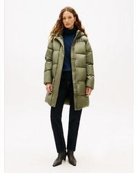 Tommy Hilfiger - Water Repellent Down Hooded Coat - Lyst