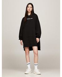 Tommy Hilfiger - Essential Sweatshirt-Kleid mit Kapuze - Lyst