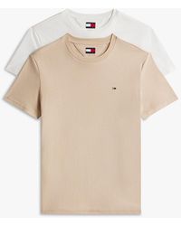 Tommy Hilfiger - 2-pack Tommy Flag Extra Slim T-shirts - Lyst