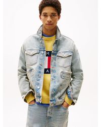 Tommy Hilfiger - Giacca Trucker Isaac Relaxed Fit - Lyst