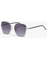Tommy Hilfiger - Th Monogram Cat Eye Sunglasses - Lyst