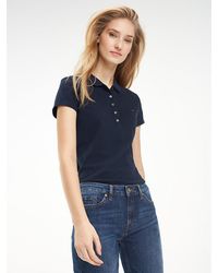 Tommy Hilfiger Heritage Slim Fit Poloshirt - Blauw