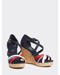 Tommy Hilfiger Th Sleehak Met Monogram - Blauw