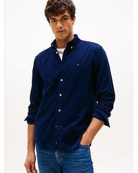 Tommy Hilfiger - Regular Fit Corduroy Overhemd Met Vlag - Lyst