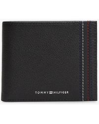 Tommy Hilfiger - Logo Leather Bifold Flap Wallet - Lyst