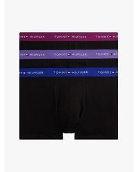 Tommy Hilfiger - Signature Set Van 3 Boxershorts Met Logotaille - Lyst