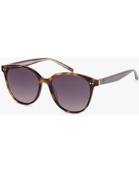 Tommy Hilfiger - Occhiali Da Sole Rotondi Con Monogramma Th - Lyst