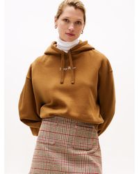 Tommy Hilfiger - Felpa Relaxed Fit Con Cappuccio E Logo 3D - Lyst