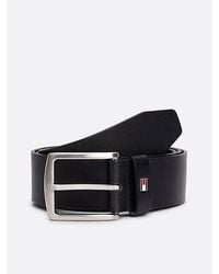 Tommy Hilfiger - Cinturón Denton De Piel Con Logo - Lyst