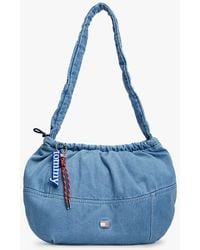 Tommy Hilfiger - Denim Multi Charm Hobo Bag - Lyst