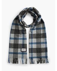 Tommy Hilfiger - Pure Wool Jacquard Check Scarf - Lyst