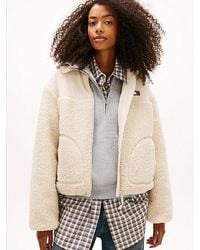 Tommy Hilfiger - Teddy Jack Met Kraag En Tommy-Badge - Lyst