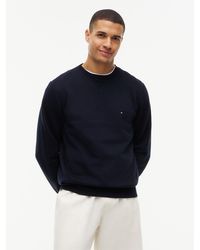 Tommy Hilfiger - Fleece Crew Neck Sweatshirt - Lyst