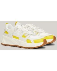 Tommy Hilfiger - Premium Leather Cleat Runner Trainers - Lyst