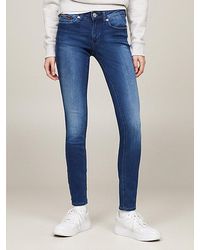 Tommy Hilfiger - Sophie Low Rise Skinny Jeans Met Fading - Lyst