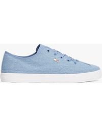 Tommy Hilfiger - Washed Canvas Vulc Sneaker Fw0fw08894 Bas - Lyst