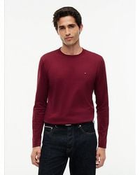 Tommy Hilfiger - Slim Interlock Knit Long Sleeve T-Shirt - Lyst