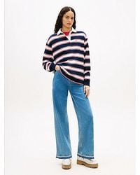 Tommy Hilfiger - Vaqueros Claire Anchos De Talle Alto - Lyst