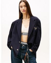 Tommy Hilfiger - Americana Tommy Girl De Punto Con Logo - Lyst