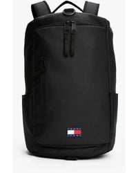 Tommy Hilfiger - Zaino Idrorepellente Con Logo Gommato - Lyst