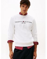 Tommy Hilfiger - Flex Fleece Sweatshirt Met Geborduurd Logo - Lyst