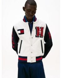 Tommy Hilfiger - Varsity Relaxed Fit Jack Met Logo-Appliqué - Lyst