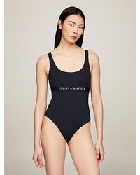 Tommy Hilfiger - Traje De Baño Con Cinta Distintiva - Lyst