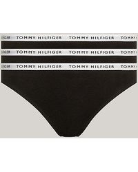Tommy Hilfiger - Pack de 3 braguitas con logo - Lyst