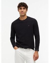 Tommy Hilfiger - Waffle Knit Long Sleeve T-Shirt - Lyst