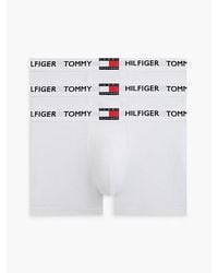 Tommy Hilfiger - 3 Pack Heritage Logo Waistband Trunks - Lyst