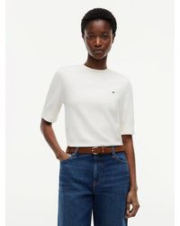Tommy Hilfiger - Fine Knit Jersey Short Sleeve Jumper - Lyst