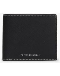 Tommy Hilfiger - Leather Bifold Card And Coin Wallet - Lyst