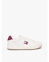 Tommy Hilfiger - Archive Court Leather Embossed Trainers - Lyst