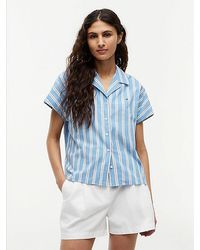 Tommy Hilfiger - Relaxed Fit Poplin Short Sleeve Shirt - Lyst