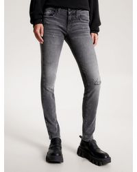 Tommy Hilfiger - Sophie Low Rise Skinny Distressed Jeans - Lyst