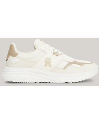 Tommy Hilfiger - Th Modern Mixed Texture Runner Trainers - Lyst