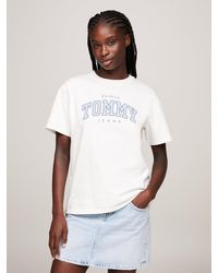 Tommy Hilfiger - T-shirt décontracté Varsity à logo - Lyst