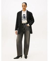 Tommy Hilfiger - Mid Rise Relaxed Barrel Leg Jeans - Lyst