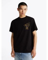 Tommy Hilfiger - Signature Back Logo T-shirt - Lyst