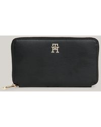 Tommy Hilfiger - Iconic Large Zip-around Wallet - Lyst