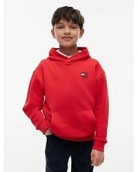 Tommy Hilfiger - Heritage Flag Logo Relaxed Terry Hoody - Lyst