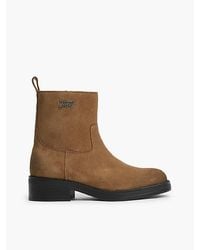 Tommy Hilfiger - Tommy Jeans Suede Soft Outsole Chelsea Boots - Lyst