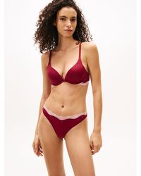 Tommy Hilfiger - Lace Trim Thong - Lyst