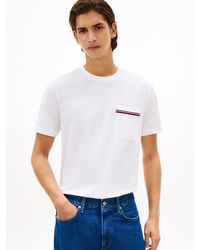 Tommy Hilfiger - Global Stripe Pocket Pique Jersey T-Shirt - Lyst